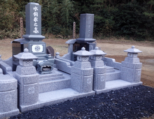墓石のリフォーム工事